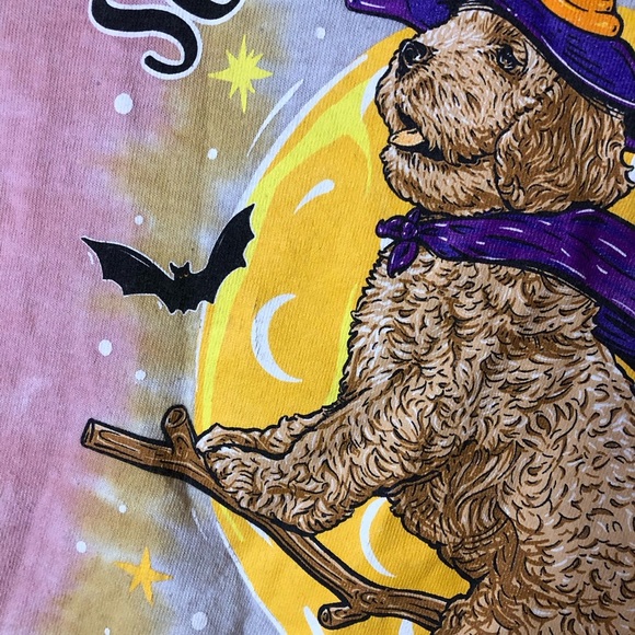 Simply Southern Shirt Dog YOU CAN'T FLY‎ WITH US Halloween WITCH Youth Large - Picture 3 of 5